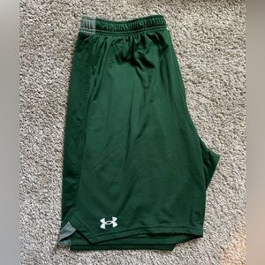 UA Green Athletic Shorts